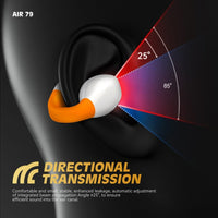 Lenyes Headsets Bluetooth V5.3 Chargeable Touch Sensitive Air Conductio
