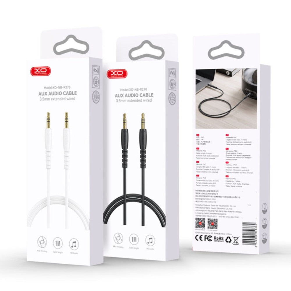 XO NB-R270 AUX Cable – High Quality Audio XO NB-R270 AUX Cable – High Quality Audio
