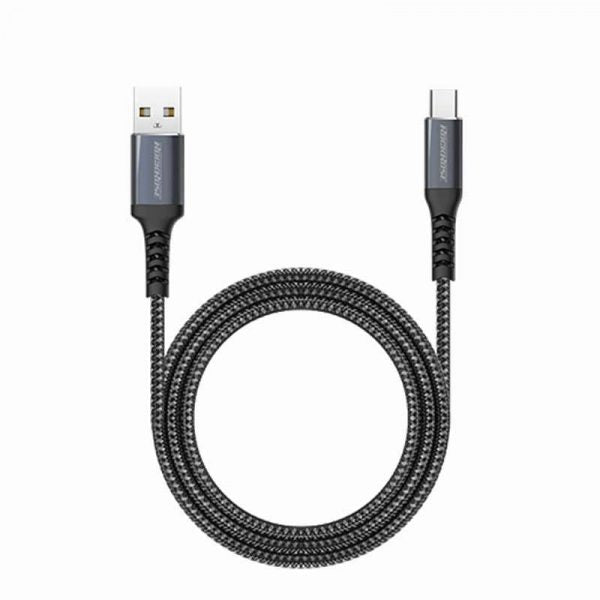 Rock Rose Powerline AC 3A 1M Fast Charge & Data Type-C Cable