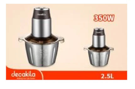 مفرمة لحم وخضار لاسلكية DECAKILA – شحن USB عملي

