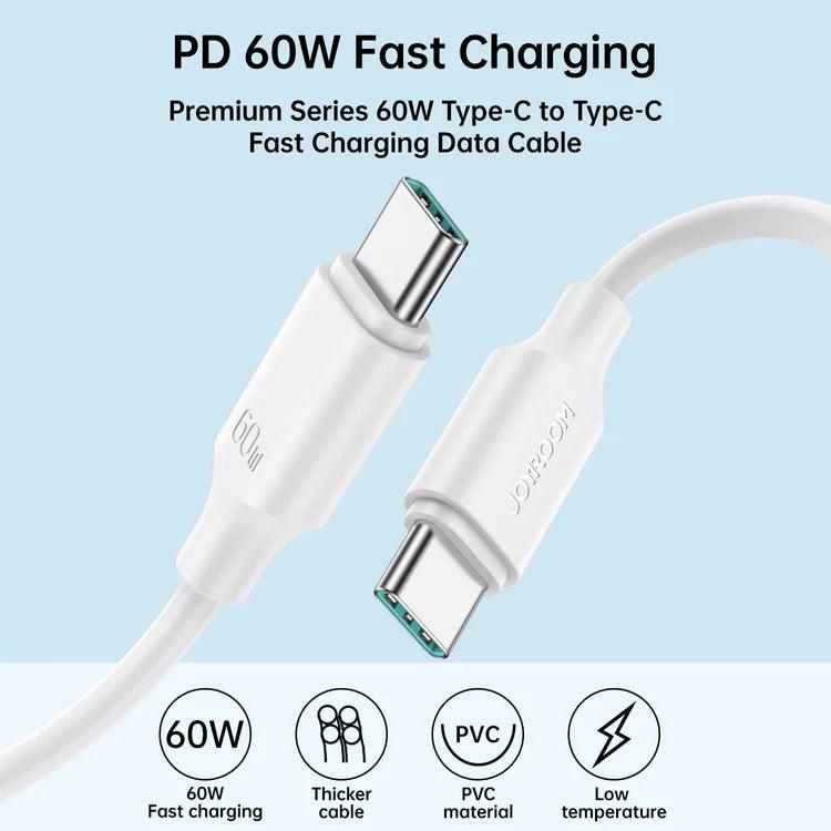 Joyroom 60W Type-C to Type-C cable 1M Joyroom 60W Type-C to Type-C cable 1M