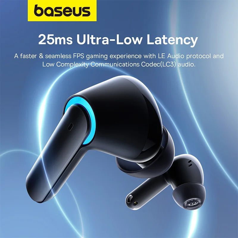 Baseus AeQur G10 True Wireless Earphones with Futuristic Design - White Baseus AeQur G10 True Wireless Earphones with Futuristic Design - White