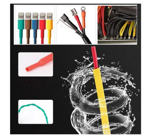 Jadever Heat Shrink Wrap 120 Pieces with Various Sizes & Colors