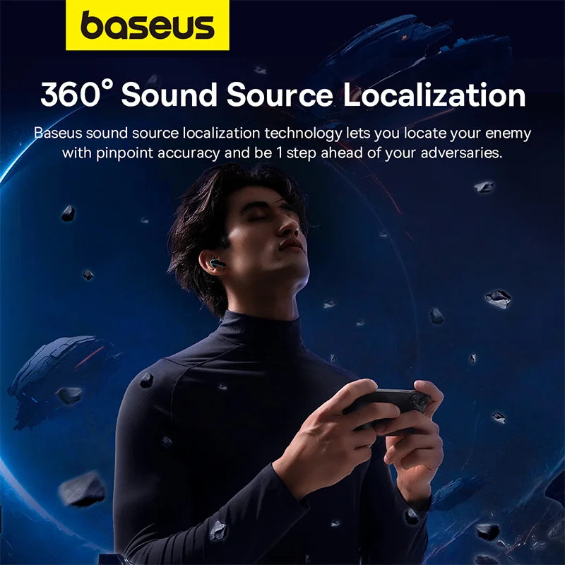 Baseus AeQur G10 True Wireless Earphones with Futuristic Design - White Baseus AeQur G10 True Wireless Earphones with Futuristic Design - White