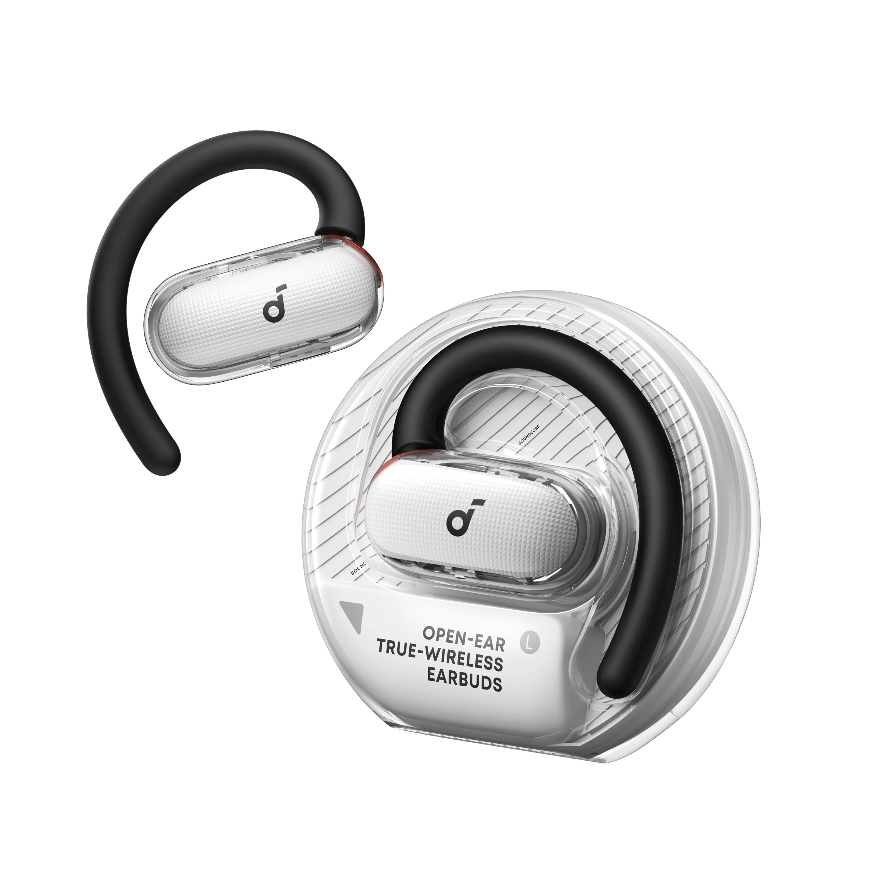 Anker Soundcore V40i Open Earbuds – Transparent Design & Bass