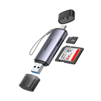 UGREEN USB-C & USB-A SD Card Reader – Dual Slot, 5Gbps.