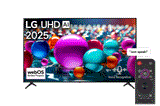 LG 65" UHD AI UA85 4K Smart TV – AI Magic Remote, HDR10, webOS25 (2025)