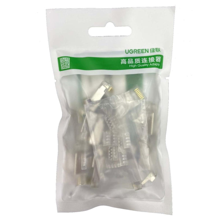 UGREEN RJ45 CAT7 Shielded Plug 50U Gold Plated – 10pcs (50634) UGREEN RJ45 CAT7 Shielded Plug 50U Gold Plated – 10pcs (50634)