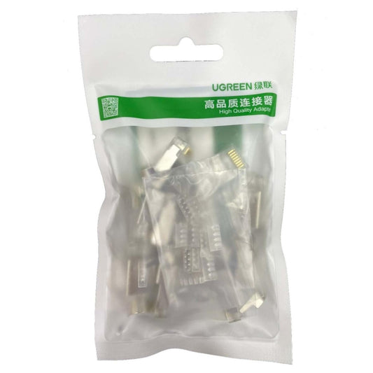UGREEN RJ45 CAT7 Shielded Plug 50U Gold Plated – 10pcs (50634)