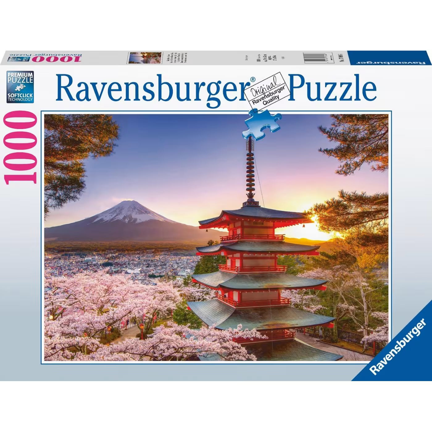 أحجية Ravensburger 1000 قطعة - أزهار الكرز، اليابان