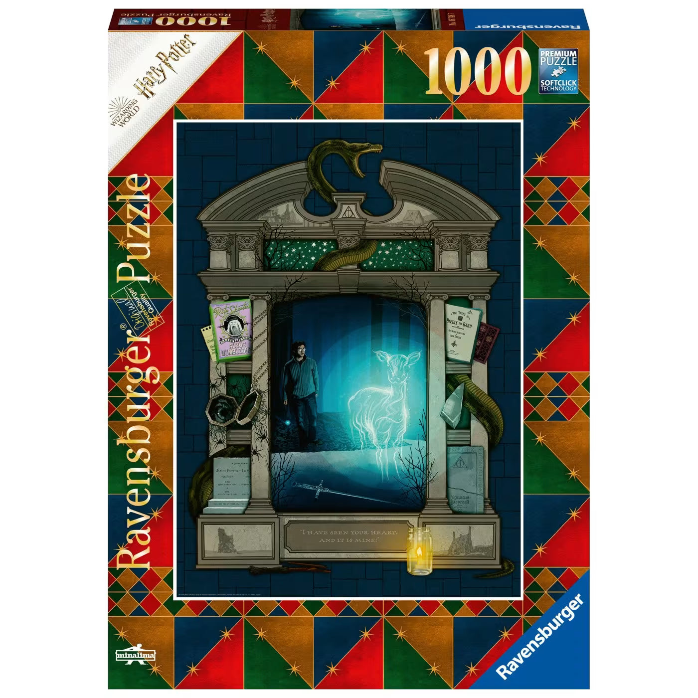 أحجية Ravensburger 1000 قطعة - هاري بوتر: نيازك الموت
