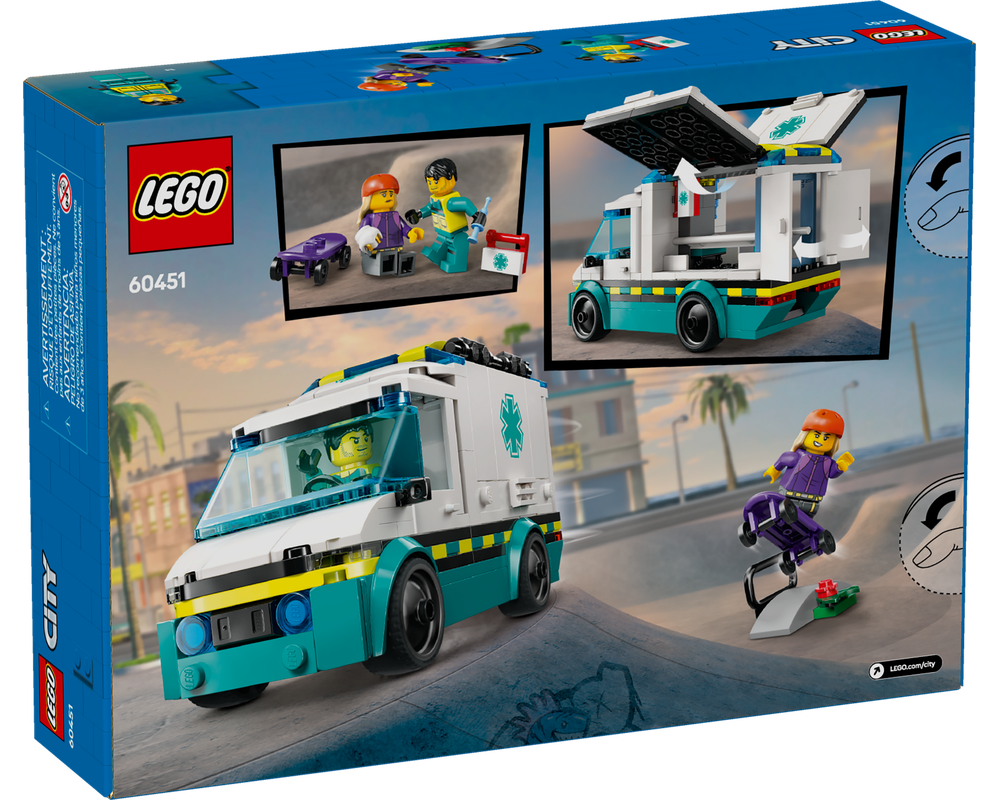 LEGO City Emergency Ambulance 60451-1