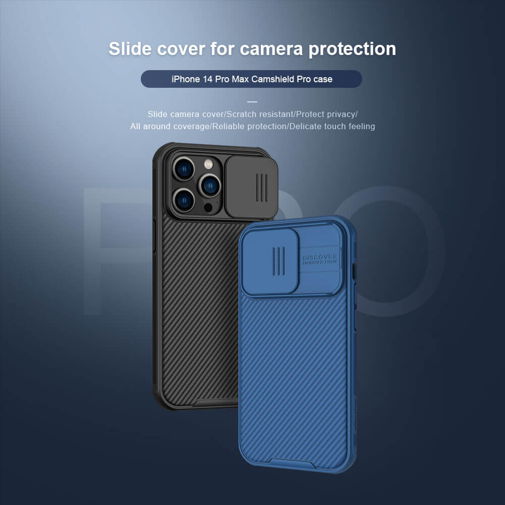 كوفر لآيفون 14 برو ماكس 6.7 بوصة (2022) Nillkin CamShield Pro