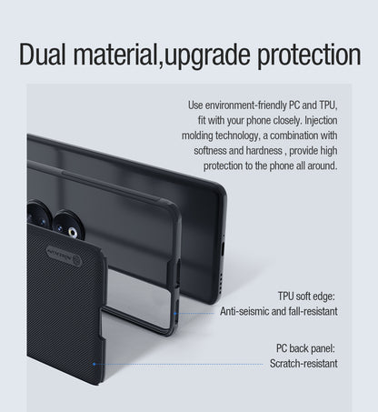كفر Nillkin Super Frosted Shield Pro Magnetic Matte لهاتف Honor 90