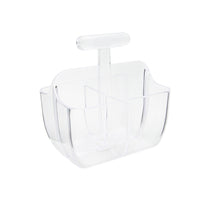 Al-Hoora Acrylic Cutlery Stand - Transparent Modern Holder