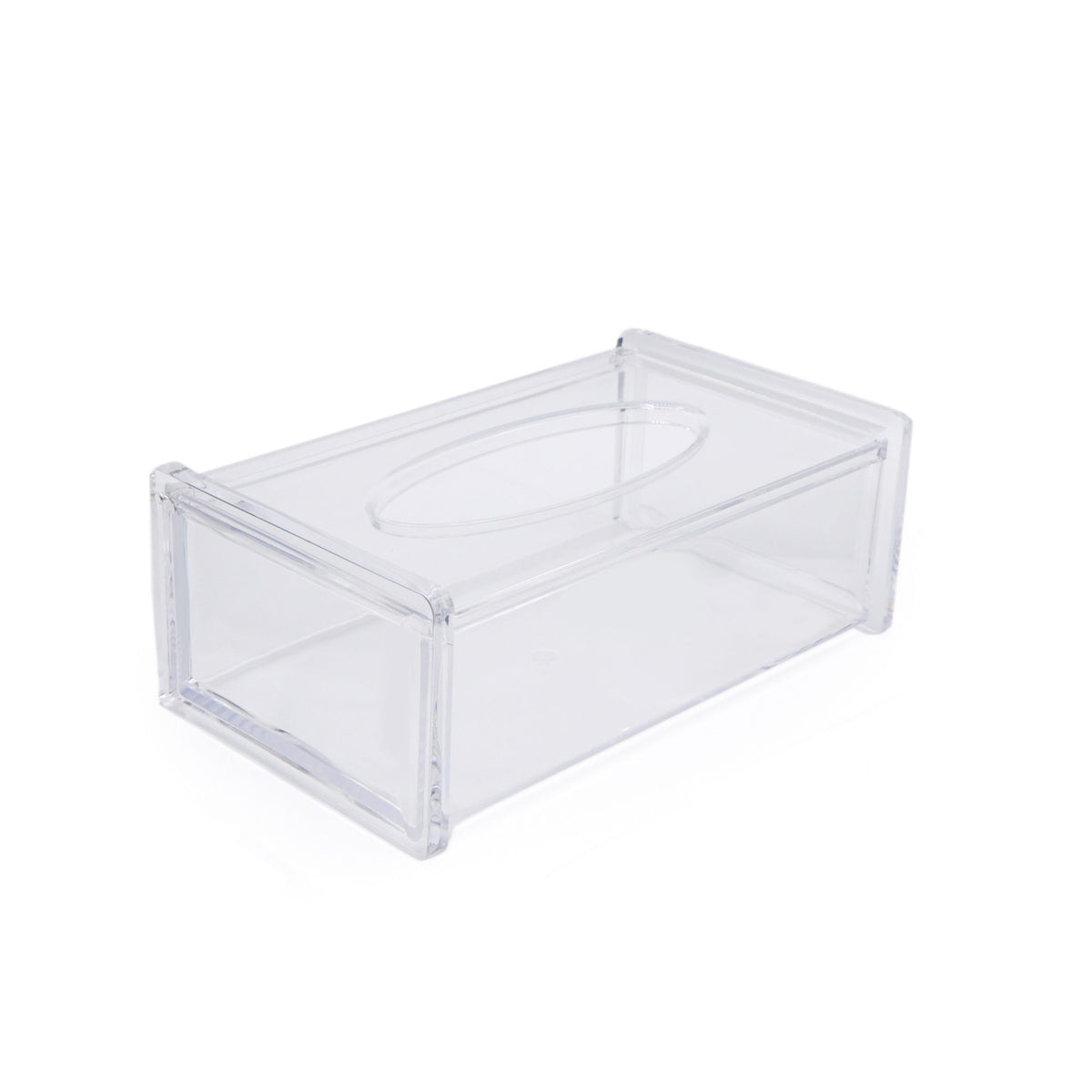 Al-Hoora Acrylic Tissue Box - Transparent Elegant Design Al-Hoora Acrylic Tissue Box - Transparent Elegant Design
