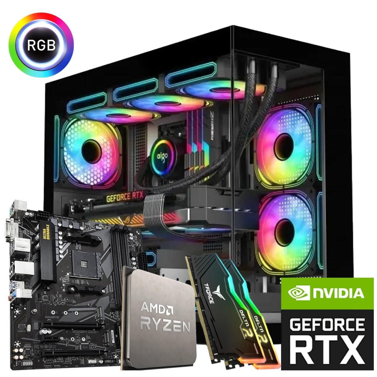 AMD RYZEN 7 5700X3D // RTX 4060 Ti 8GB // 16GB RAM - PC Build AMD RYZEN 7 5700X3D // RTX 4060 Ti 8GB // 16GB RAM - PC Build