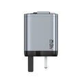 Green Lion 40W GaN UK Wall Charger + Type-C Cable – Gray