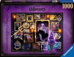 أحجية Ravensburger 1000 قطعة - ديزني: أورسولا الشريرة