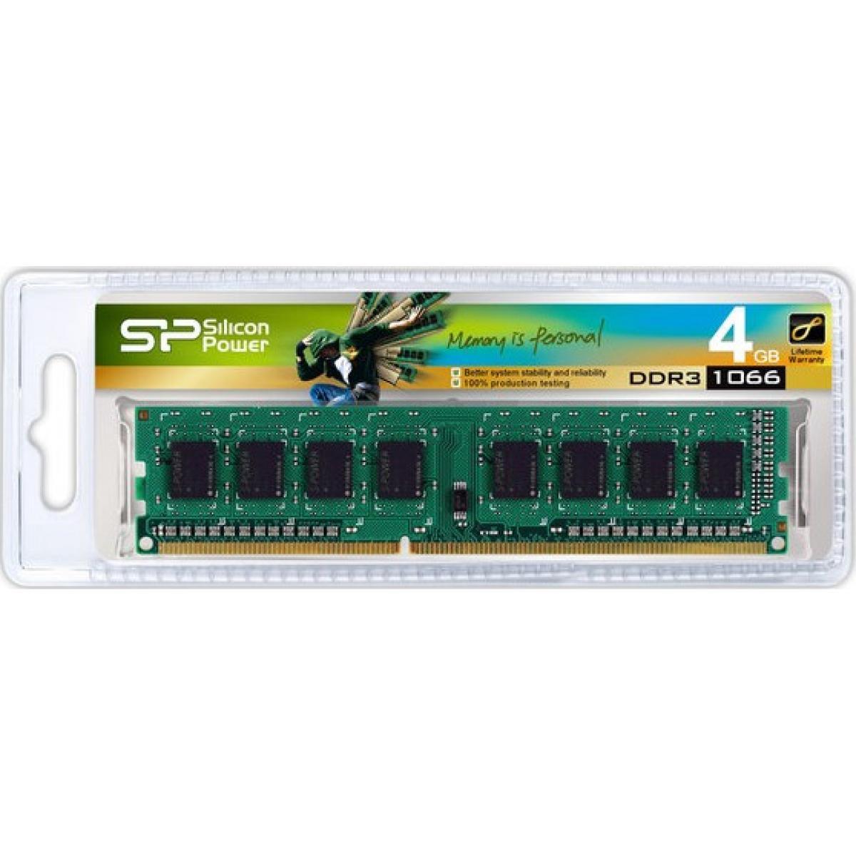 Silicon Power Ram 4GB PC High Voltage 1066 MHZ