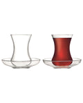 Madame Coco Emprise Tea Glass Set of 8 – 108ml Clear Glass Teacups