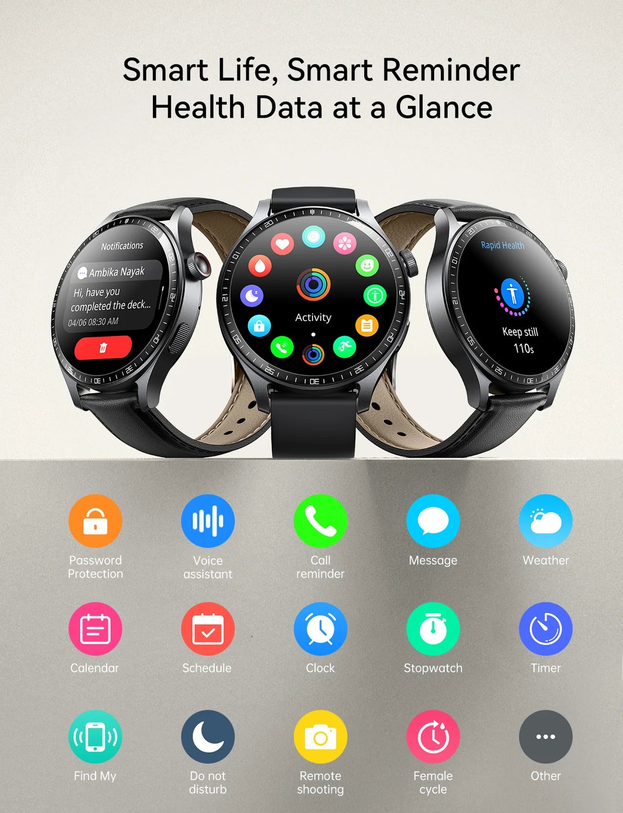 JOYROOM JR-FC2 Pro - Smartwatch with Clear Calling JOYROOM JR-FC2 Pro - Smartwatch with Clear Calling