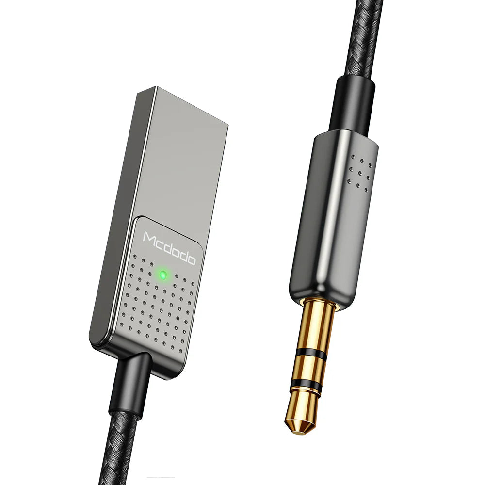 Mcdodo USB to 3.5mm AUX Jack Audio Cable with Bluetooth 5.1