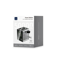 WIWU Power Station PS300 5-in-1 Outdoor Power Bank 50000mAh, 100W Fast Charging with Wireless Pad