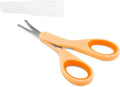 Chicco Baby Nail Scissors Safe & Stainless Steel - Orange