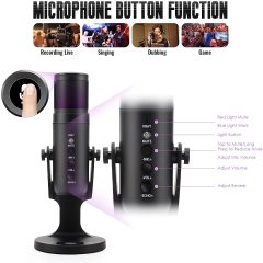 Jmary MC-PW9 RGB Microphone – Pro Audio & RGB Lighting