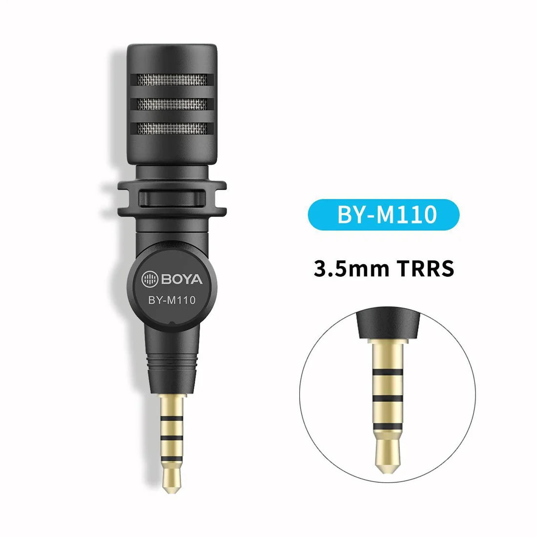 BOYA BY-M110 Mini Condenser Mic – Compact & Pro Audio BOYA BY-M110 Mini Condenser Mic – Compact & Pro Audio
