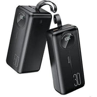 YESIDO 50000mAh Fast Charging Power Bank - Black