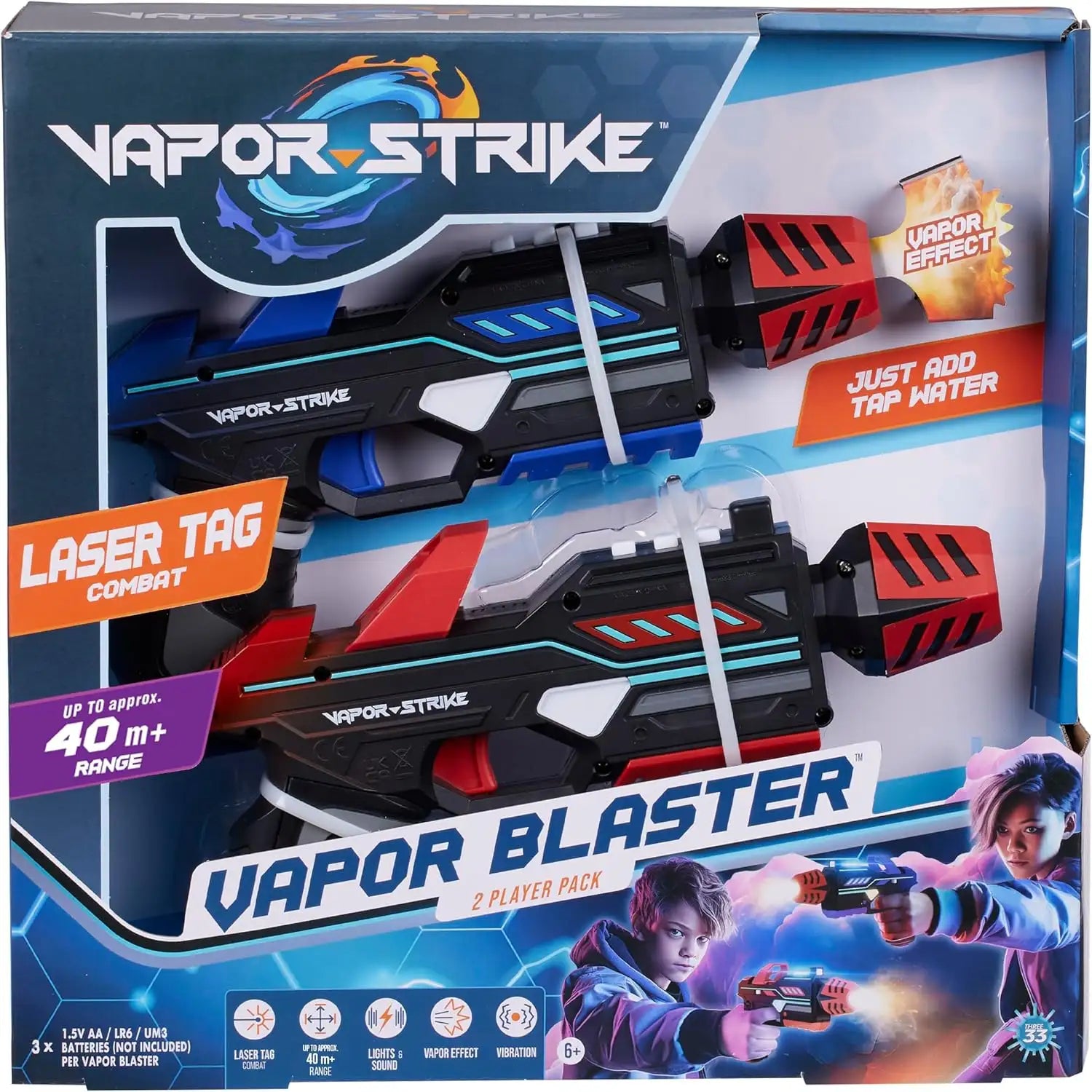 Vapor Strike – عبوتين لعبة البخار للأطفال 6+ Vapor Strike – عبوتين لعبة البخار للأطفال 6+