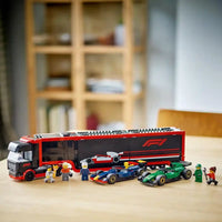 LEGO City F1 Truck with RB20 & AMR24 Cars Set