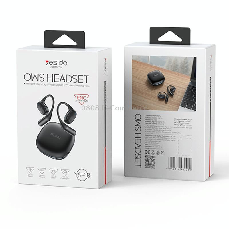 YESIDO YSP18 Bluetooth Earphones with ENC Noise Reduction YESIDO YSP18 Bluetooth Earphones with ENC Noise Reduction
