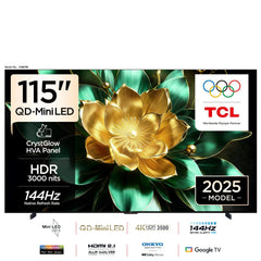 تلفزيون TCL 115C7K 115 بوصة Mini LED 4K Google TV 144Hz