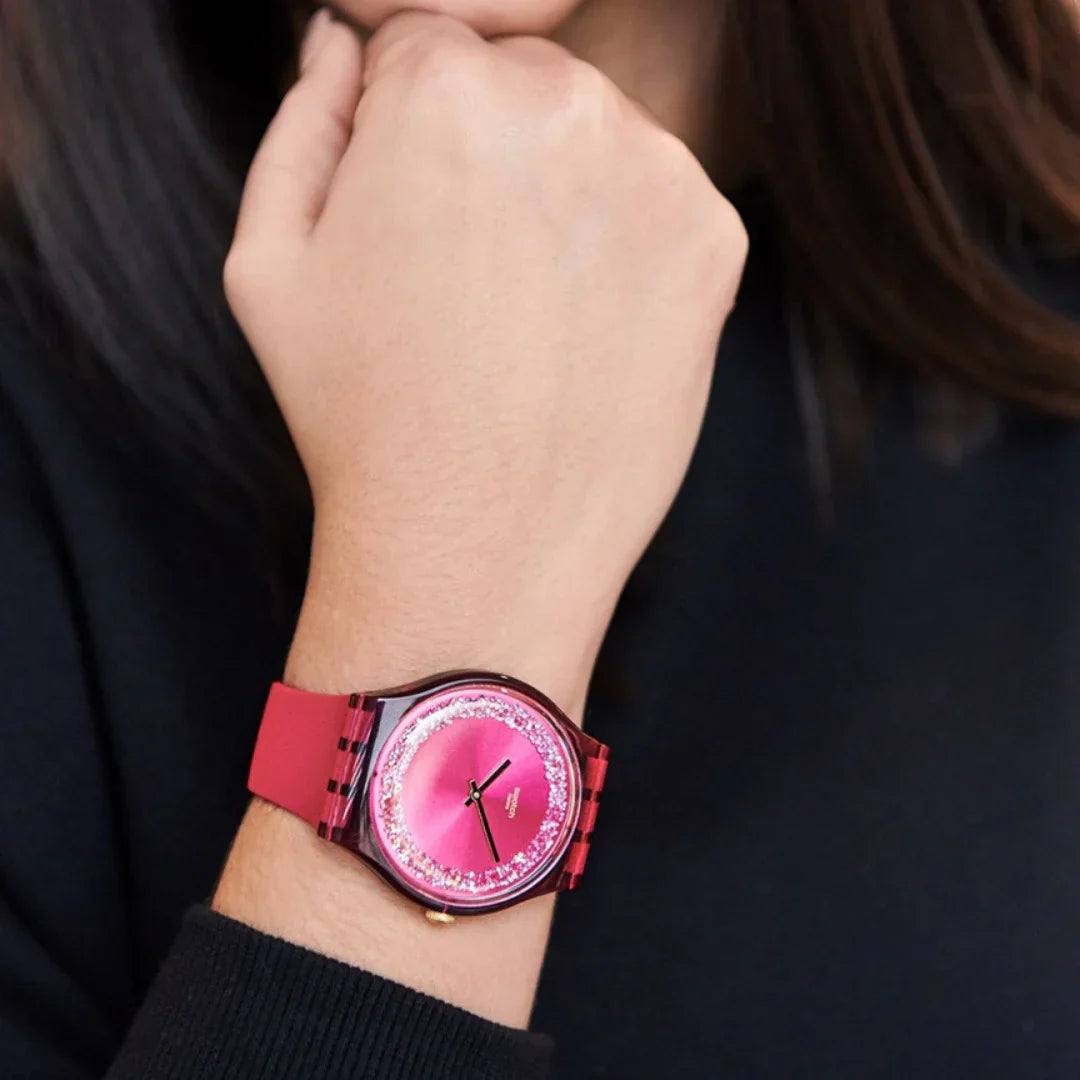 Swatch Women Watch SUOP111 RUBY RINGS Swatch Women Watch SUOP111 RUBY RINGS