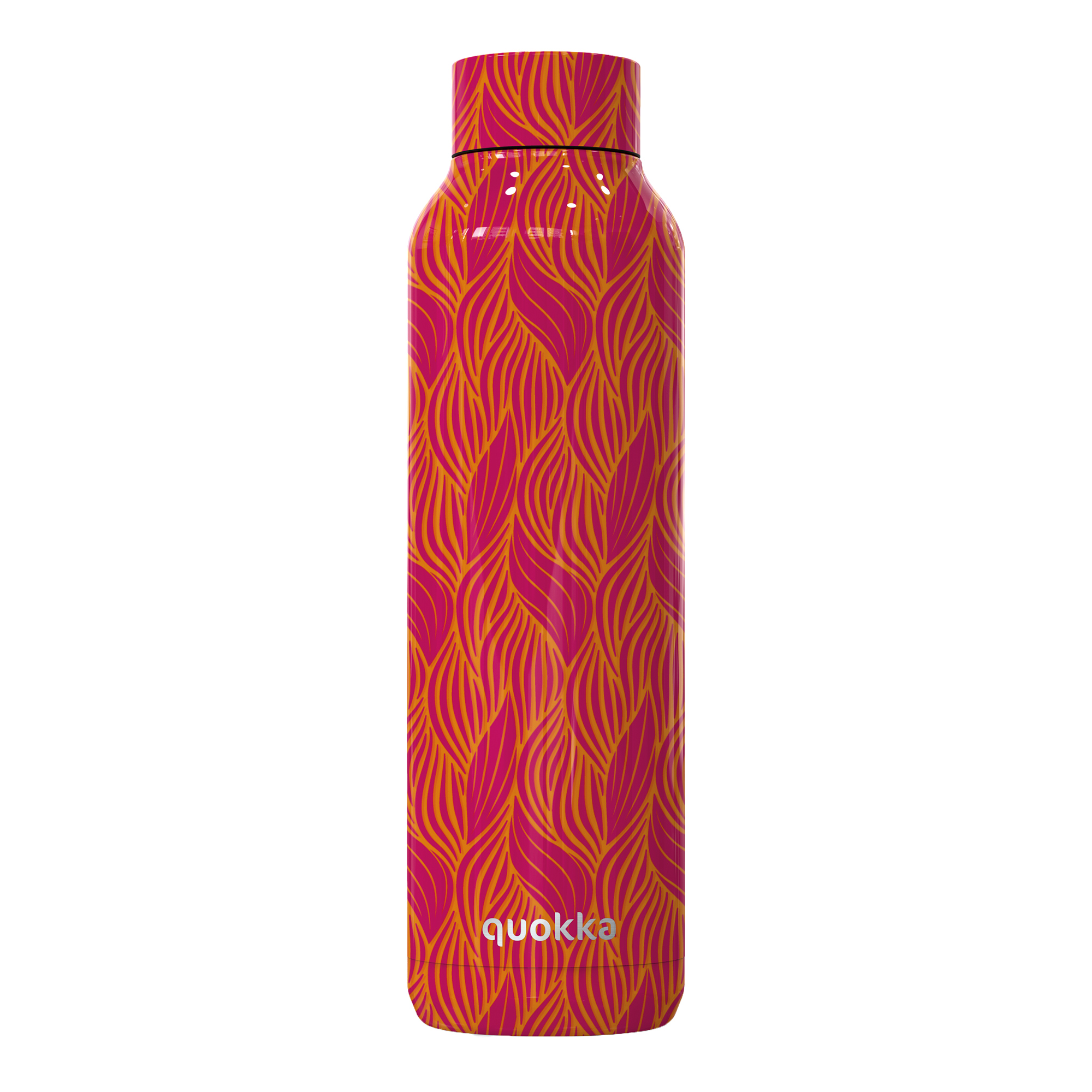 QUOKKA THERMAL SS BOTTLE SOLID ORANGE BLOOM 630 ML