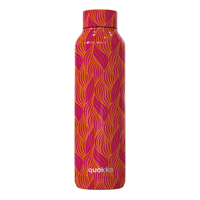 QUOKKA THERMAL SS BOTTLE SOLID ORANGE BLOOM 630 ML