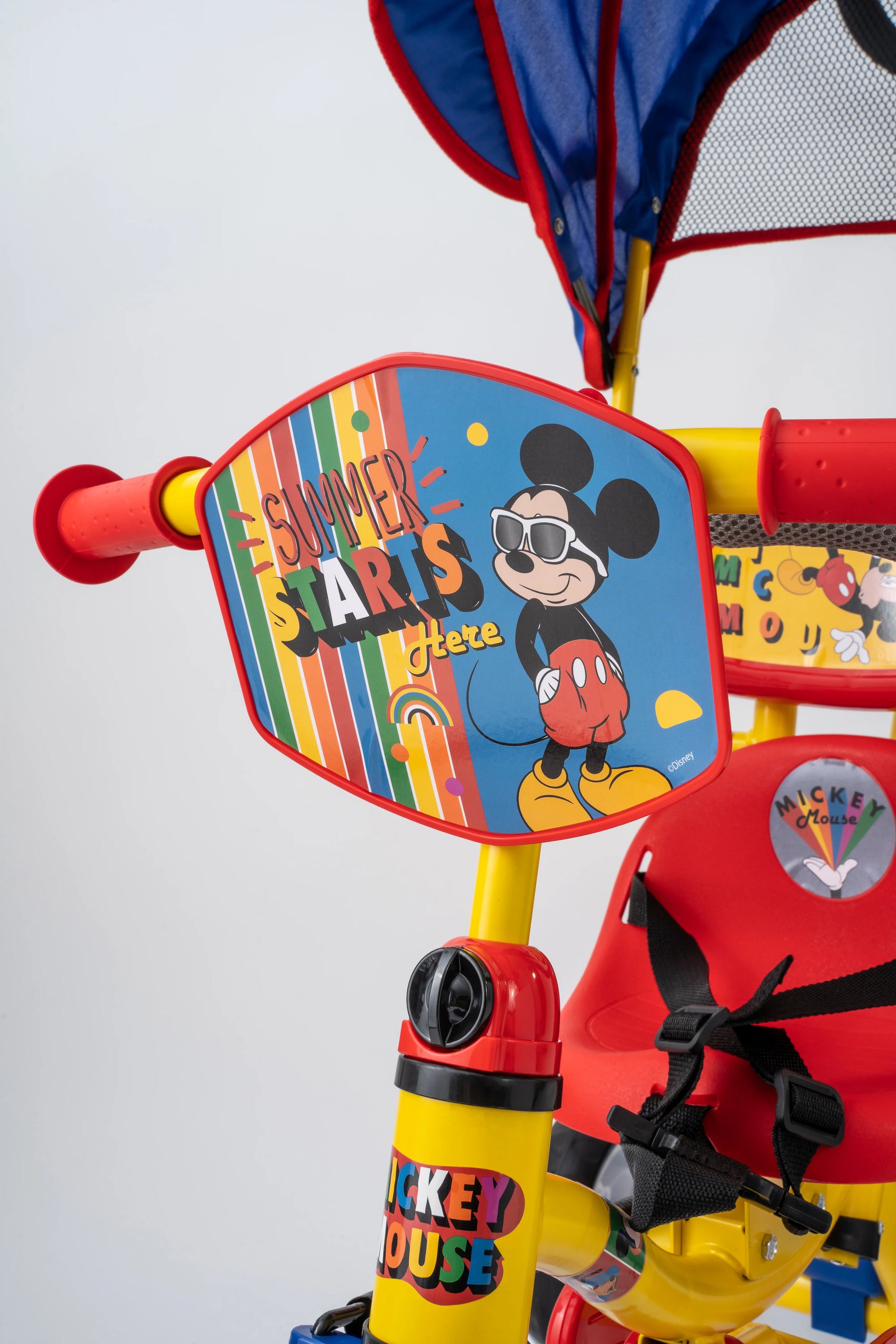 Disney Mickey Bike With Hand & Umbrella Safe & Comfortable Disney Mickey Bike With Hand & Umbrella Safe & Comfortable