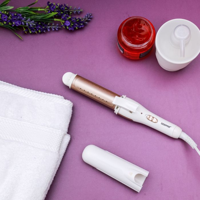 Geepas Hair Curler Adjustable Temperature Wet & Dry Use Fast Heating Geepas Hair Curler Adjustable Temperature Wet & Dry Use Fast Heating