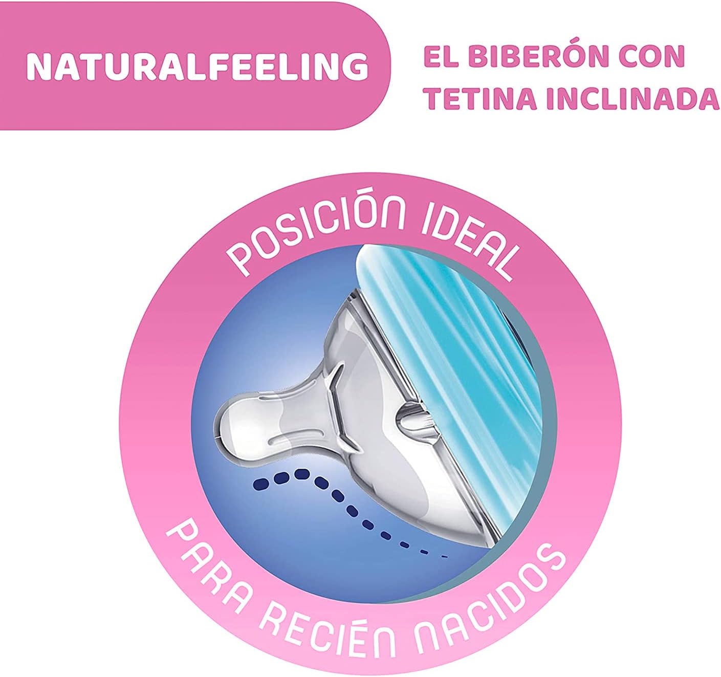 Chicco Natural Feeling Bottle 150ml Anti-Colic 0M+ - Blue Chicco Natural Feeling Bottle 150ml Anti-Colic 0M+ - Blue