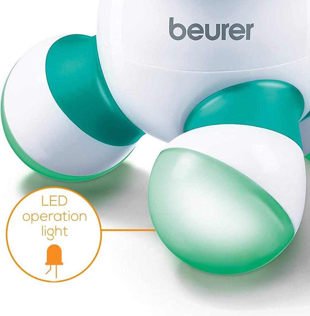 Beurer MG 16 Mini Portable Massager for Relaxation Anywhere - Green