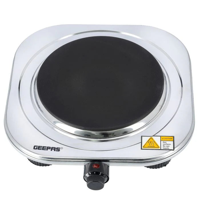 Geepas Stainless Steel Single Hot Plate 1500W 185mm Geepas Stainless Steel Single Hot Plate 1500W 185mm