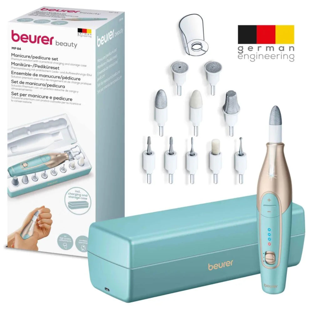 Beurer MP84 Wireless Professional Manicure & Pedicure Set 14 Pieces Beurer MP84 Wireless Professional Manicure & Pedicure Set 14 Pieces