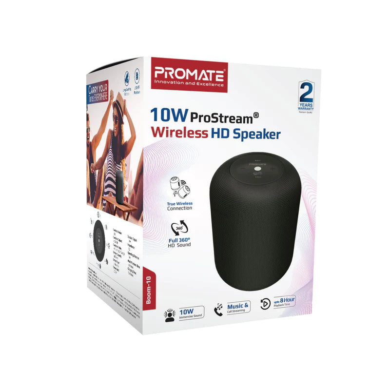 PROMATE Boom-10 - 10W ProStream® Wireless HD Speaker