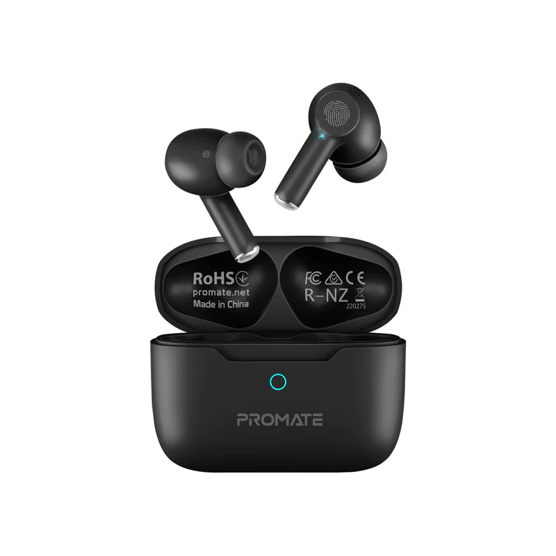 PROMATE ProPods High-Definition ANC TWS Earphones with intellitouch
