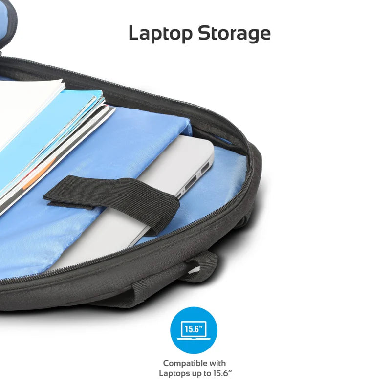 حقيبة لابتوب Promate Alpha-BP مضادة للسرقة 15.6 بوصة