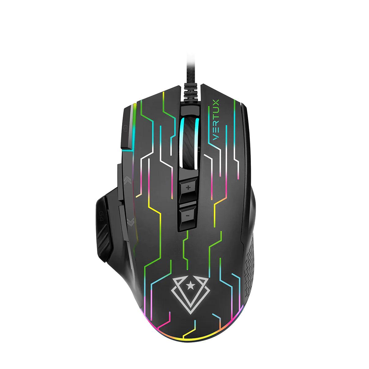 vertux kryptonite wired gaming mouse