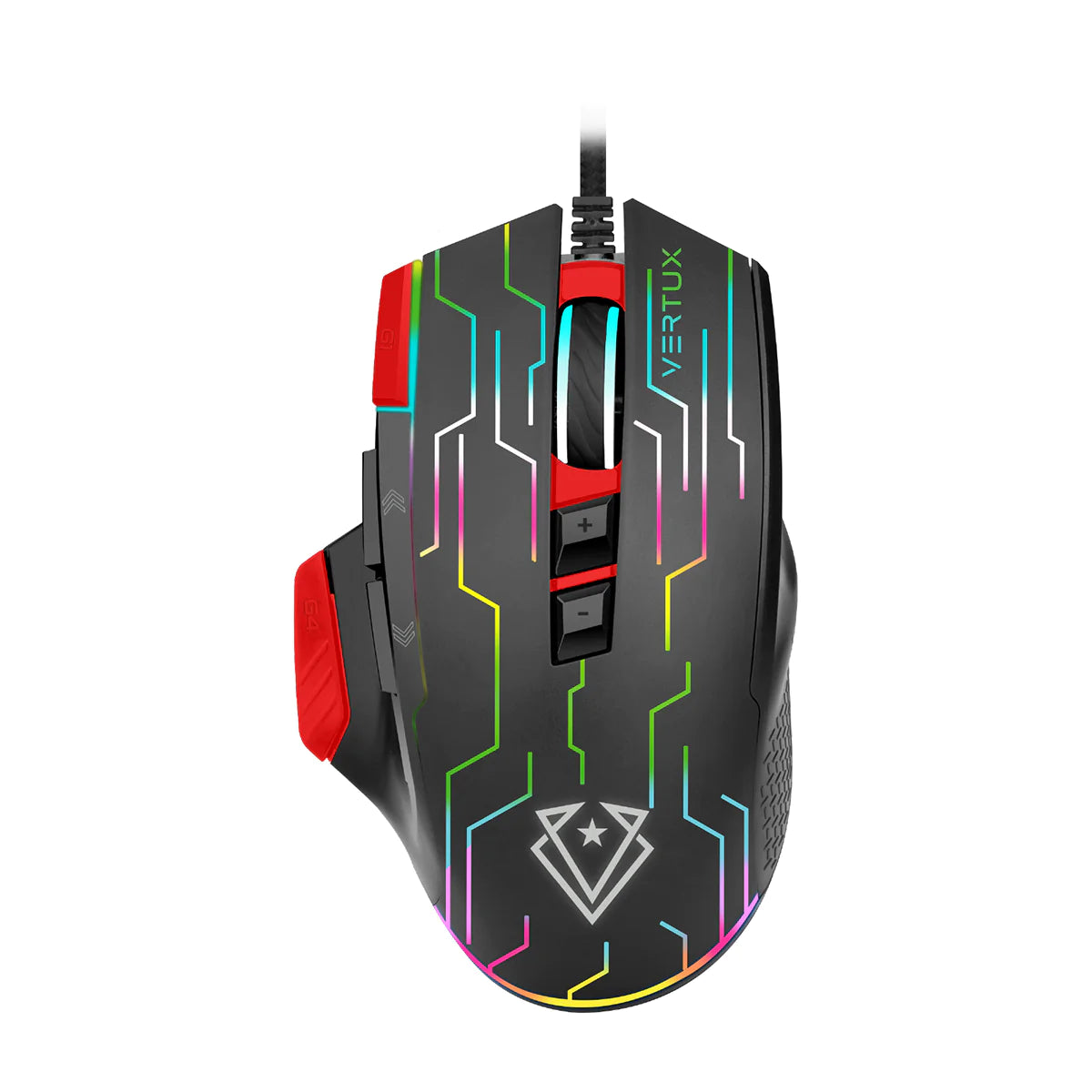 vertux kryptonite wired gaming mouse